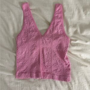Urban Outfitters Pink Textured Top